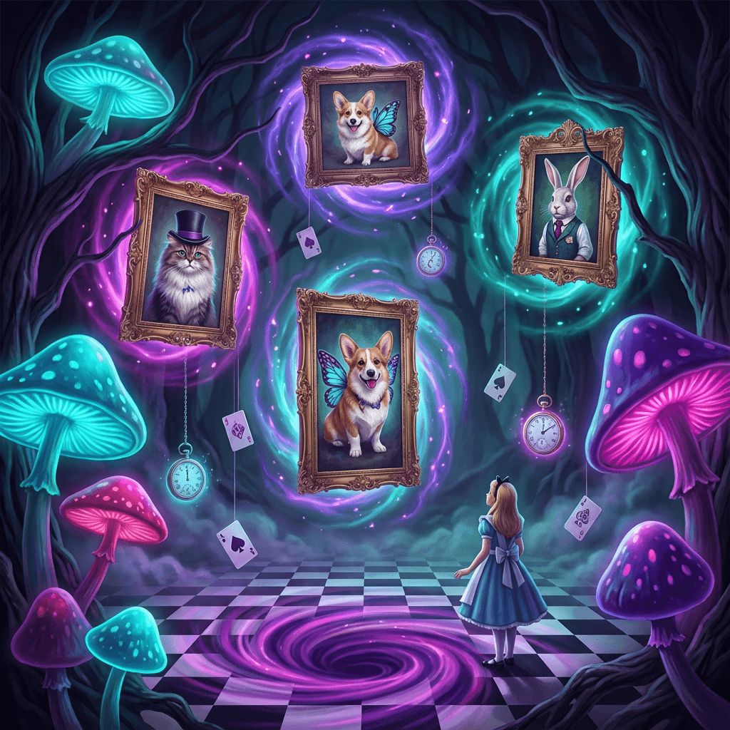 Wonderland background