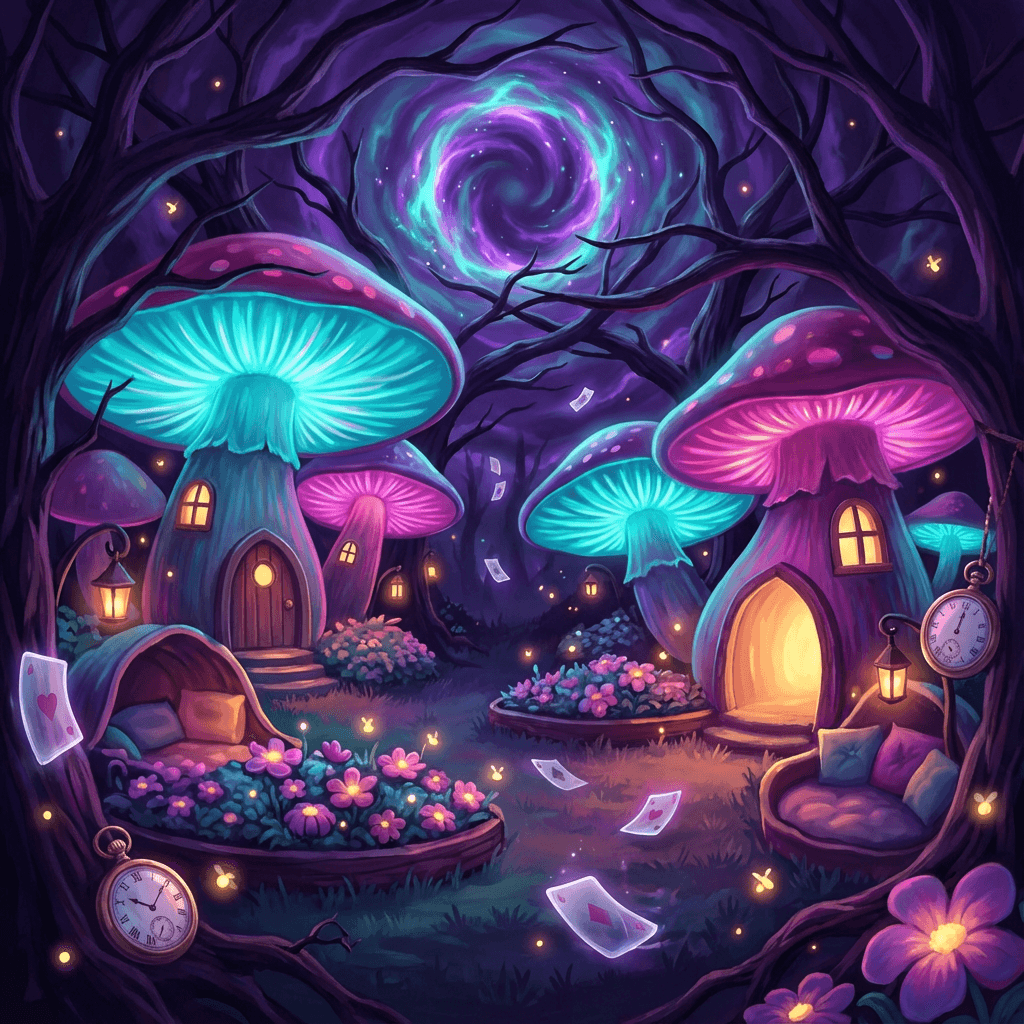 Wonderland background
